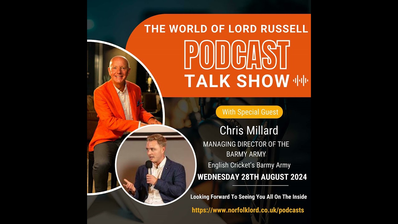 Inside English Crickets Barmy Army: Exclusive with Chris Millard