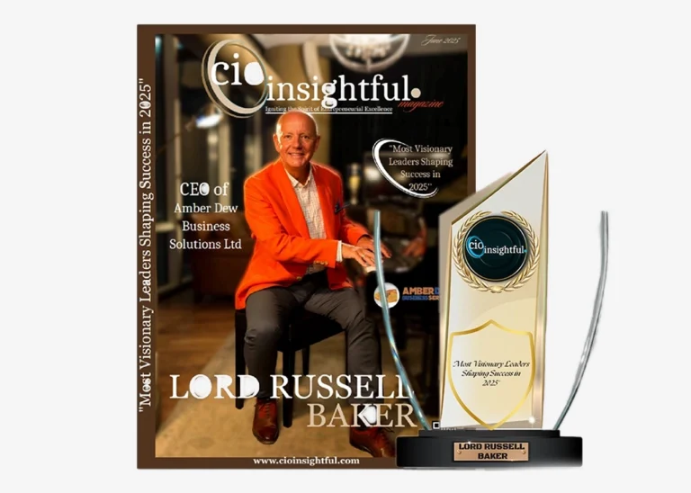 Lord Baker on magazine cover.